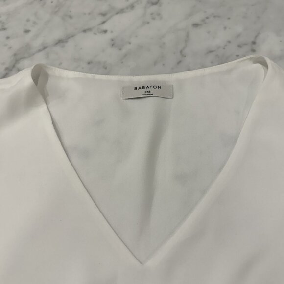 Aritzia Babaton Murphy Blouse - White - Size XXS - Picture 2 of 4